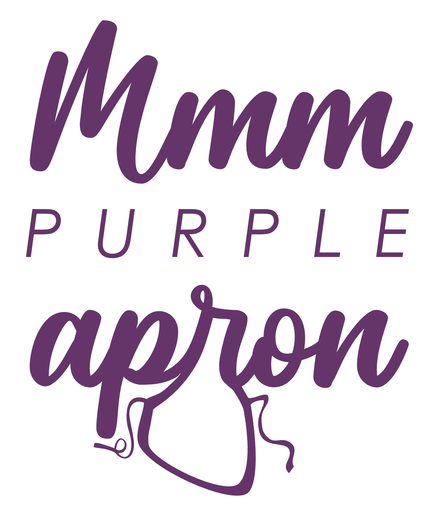 MMM Purple Apron